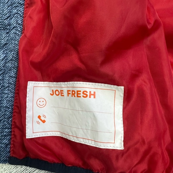 Joe Fresh Blue Quilted Light Puffer Jacket - Picture 4 of 5